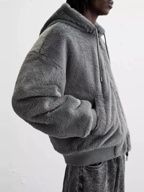 Grey Trending Fleecejacke